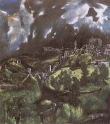El Greco View of Toledo oil painting reproduction